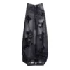 ean noir déchiré vintage tendance, pantalon large, pantalon droit taille haute pour femme, style baggy Y2K