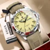 Montre-bracelet POEDAGAR Original pour homme, de luxe, étanche, lumineuse, date et jour de la semaine, à quartz, en cuir, style sport.