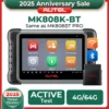 Scanner OBD2 Bluetooth bidirectionnel Autel MaxiCOM MK808K-BT, identique au MK808BT Pro MK808Z-BT, outil de diagnostic automobile