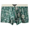 Ensemble de 4 pièces pour homme : short de sport, boxer et caleçon, motif graffiti, en coton. Sous-vêtements pour homme.