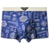 Ensemble de 4 pièces pour homme : short de sport, boxer et caleçon, motif graffiti, en coton. Sous-vêtements pour homme.