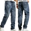 Pantalons en jean grande taille pour homme, tailles 2XL à 6XL, coupe droite, stretch, style décontracté, idéal pour le travail et le printemps-été.