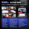 Scanner OBD2 Bluetooth bidirectionnel Autel MaxiCOM MK808K-BT, identique au MK808BT Pro MK808Z-BT, outil de diagnostic automobile