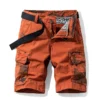 Sd7a02b4e386b4f05b7fd83f020581338K.webp Short cargo camouflage été homme, short de plage multipoches en coton, short de jogging décontracté printemps, homme