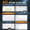 Scanner OBD2 FOXWELL NT716 (2026) : outil de diagnostic moteur et ABS/SRS avec 9 réinitialisations et contrôle bidirectionnel.