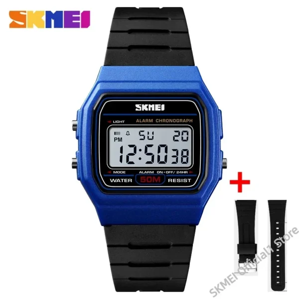 Montre numérique de sport étanche SKMEI pour femme, couple, fille, date, semaine, montre-bracelet pour femme 2042, Relogio Feminino 1412