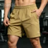 Sdee88e16a6974e75b9ccaa23efa3ffa2a.webp Short d'été pour homme, taille UE, vêtement de sport tendance pour la course à pied, short décontracté pour la salle de sport, le fitness et le jogging, blanc
