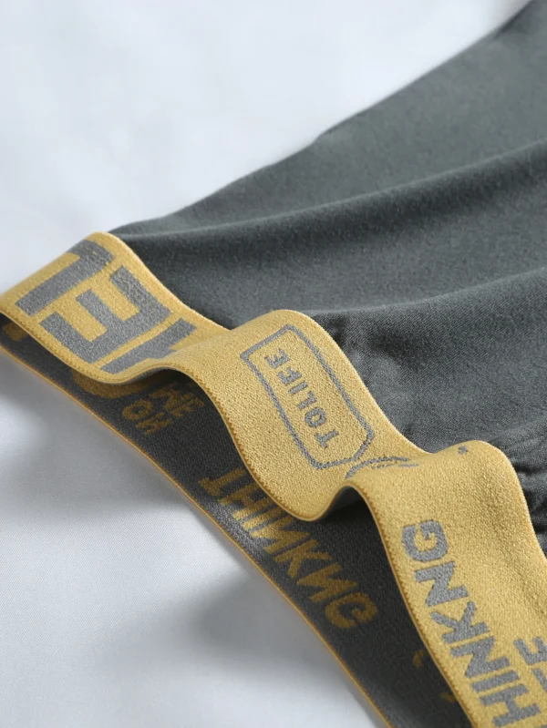 Lot de 10 sous-vêtements pour hommes (couleurs aléatoires), boxers unis tendance et très populaires, doux et antibactériens pour la peau.