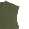 Independent station 24 cross-border men's summer new sleeveless t-shirt youth casual loose solid color thin shoulder t-shirt spo