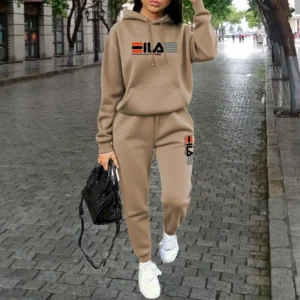 Vêtements femme automne-hiver : sweats à capuche, pantalons, ensembles streetwear de haute qualité et de luxe pour femmes.