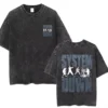 T-shirts délavés à l'effigie de l'album « Toxicity » de System of a Down, style rock, oversize, vintage, alternatif, metal.