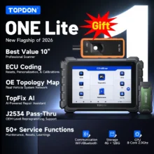 Sf9e9f025286f40dc957c2ae07fd8b787N.webp TOPDON ONE Lite Outils de diagnostic automobile tous systèmes Codage ECU Test actif 50 réinitialisations Scanner OBD2 CANFD & DOIP Scanner de topologie OE