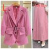 a5ef7651-1f37-4bee-8448-d14872dd6417.jpg Solid-color Three-quarter-sleeve Casual Blazer For Women
