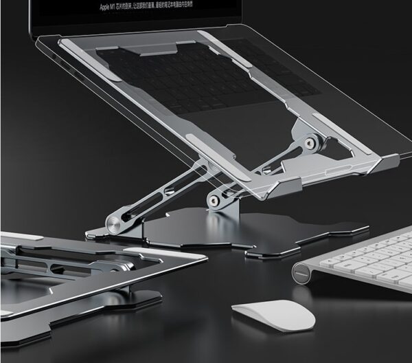 Support réglable pour ordinateur portable.