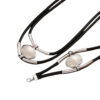 b11271e4-eb80-4e48-abdd-599222ff5a81.jpg Womens Retro-Style Silver Oval Pendant Necklace And Bracelet Set