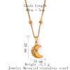 Stainless Steel Inlaid Rhinestone Series Pendant Necklace Earring Set