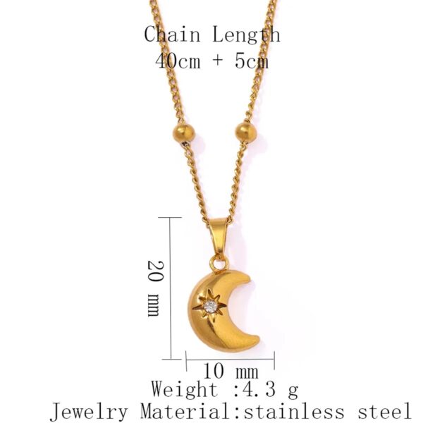 Stainless Steel Inlaid Rhinestone Series Pendant Necklace Earring Set