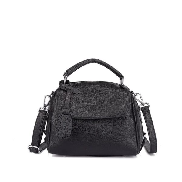 Sac bandoulière vintage en cuir de vachette pleine fleur souple