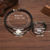 d0cd163e-af93-4af2-9180-16bb9968d165.jpg Womens Retro-Style Silver Oval Pendant Necklace And Bracelet Set