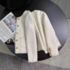 Cropped Chanel-style Elegant Tweed Coat For Women