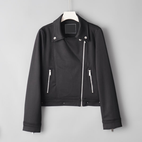 Versatile Short, Cool Biker-style Jacket For Women