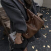 Sac bandoulière femme rétro, tendance et décontracté, grande capacité