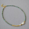 Irregular Geometric Rectangular Baroque Necklace And Bracelet For Women
