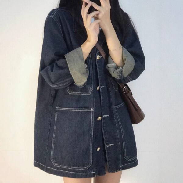 fc55536d-9715-4235-b591-f7cc9233ab55.jpg Loose-fit Retro Denim Jacket With Large Pockets For Women