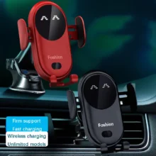 Support Téléphone Voiture avec Chargement Sans Fil.