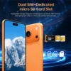 Téléphone portable Ai 17 Pro Max, smartphone Android 5G, écran HD 7,3 pouces, double SIM, batterie 7800 mAh + 2 To, double SIM, débloqué, appareil photo 16+48 MP, version internationale.