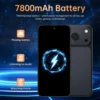 Téléphone portable Ai 17 Pro Max, smartphone Android 5G, écran HD 7,3 pouces, double SIM, batterie 7800 mAh + 2 To, double SIM, débloqué, appareil photo 16+48 MP, version internationale.