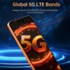 Téléphone portable Ai 17 Pro Max, smartphone Android 5G, écran HD 7,3 pouces, double SIM, batterie 7800 mAh + 2 To, double SIM, débloqué, appareil photo 16+48 MP, version internationale.