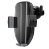 Chargeur sans fil pour voiture 10 W (charge rapide Qi) avec détection infrarouge et motif « Magic Array » – Chargeur sans fil multifonction pour smartphone