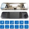 White glass white mirror new driving recorder