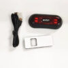 Motorcycle Bicycle Helmet Tail Light Warning Light