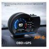 Head-up Display Gps High-definition Speed Water Temperature Turbine Monitoring