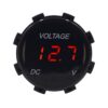 Automobile Digital Display Refitted Voltmeter Motorcycle Waterproof Led Lens Display Instrument