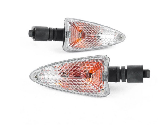 1 paire de clignotants 12 V pour Tiger/Aprilia avec cabochons transparents