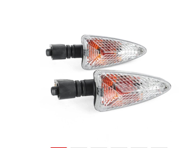 1 paire de clignotants 12 V pour Tiger/Aprilia avec cabochons transparents