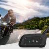 800m All Five Motorcycle Helmet Bluetooth Intercom V6pro Single Pack
