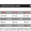Reflective High Tube Motorcycle Rainproof Shoe Cover Waterproof