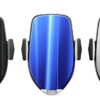 Chargeur sans fil pour voiture 10 W (charge rapide Qi) avec détection infrarouge et motif « Magic Array » – Chargeur sans fil multifonction pour smartphone