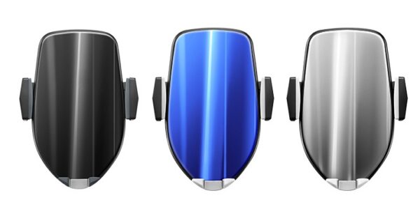 Chargeur sans fil pour voiture 10 W (charge rapide Qi) avec détection infrarouge et motif « Magic Array » – Chargeur sans fil multifonction pour smartphone