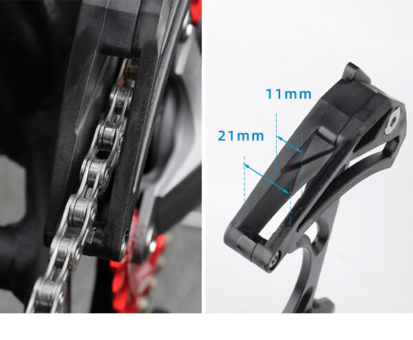 Stabilisateur de chaîne pour VTT (grand plateau unique)