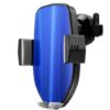 Chargeur sans fil pour voiture 10 W (charge rapide Qi) avec détection infrarouge et motif « Magic Array » – Chargeur sans fil multifonction pour smartphone