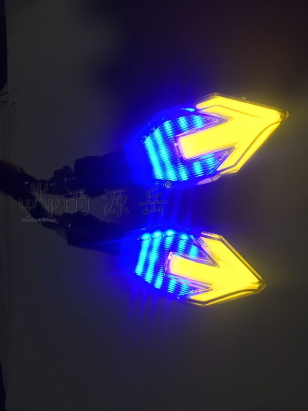 Arrow-shaped LED Motorcycle 12v Electric Vehicle Modification Direction Signal Lamp Arrow Turn Signal