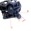 Dead Fly Bicycle Pedal Road Bike Aluminum Alloy Ball Pedal Accessories Daquan