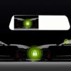 White glass white mirror new driving recorder