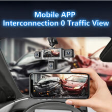 Five Camera Driving Recorder, 1080P High-definition Night Vision, Mobile App For Viewing Videos
