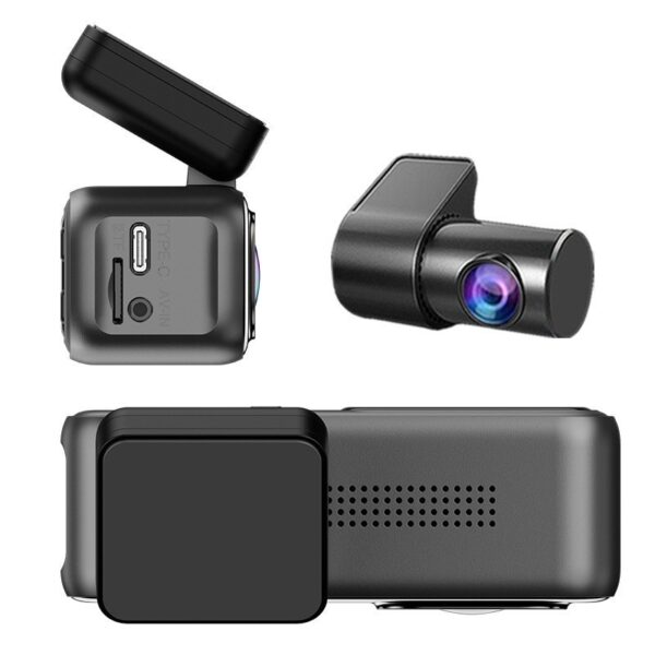 Dashcam HD 2K/1K avec connectivité Wi-Fi et liaison smartphone.